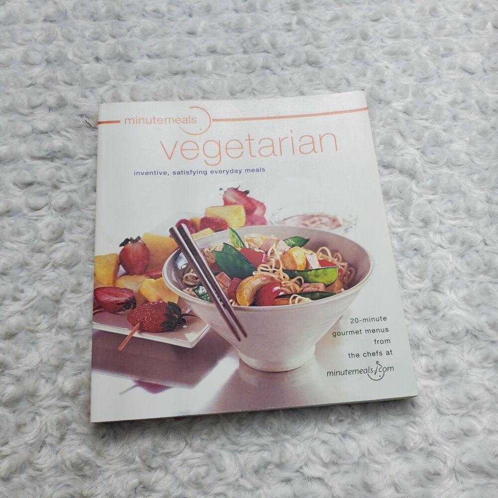 Evie Righter Minute Meals Vegetarian Paperback Softcover Binding